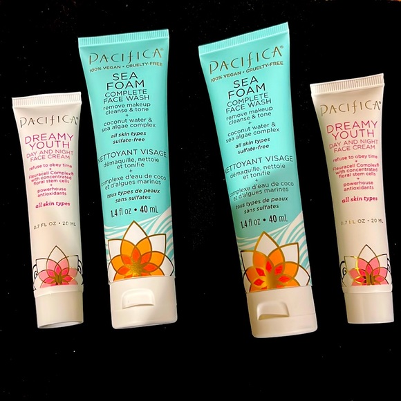 Lot of 4 Pacifica Face Sea Foam Wash Dreamy Youth cream - Picture 1 of 1